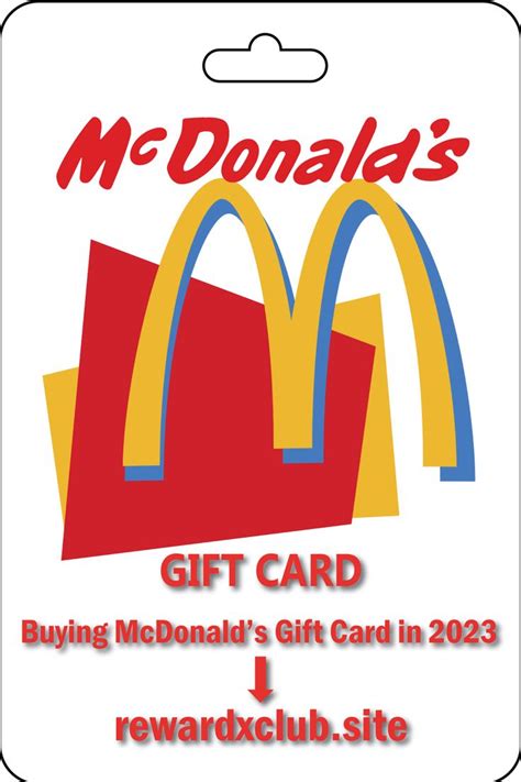 smart card mcdonalds|mcdonald's gift card rewards.